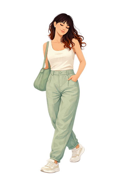 Ung Kvinde, Mode Illustration