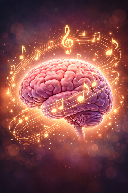 Musikalsk Sind, Musik, Sind, Hjerne