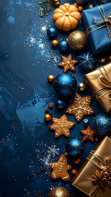 Weihnachten, Ferien, Hintergrund, Kekse