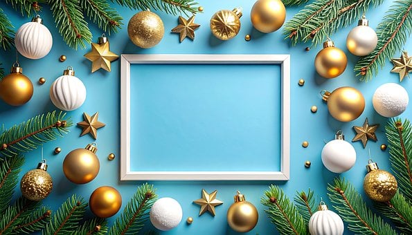 Weihnachten, Ferien, Hintergrund, Rahmen