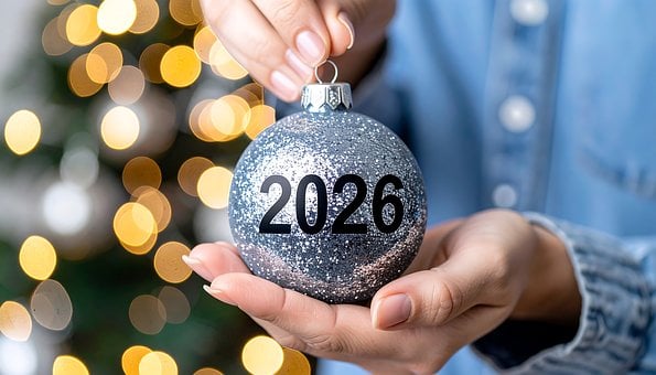 Weihnachten, Ornament, Ferien, 2026