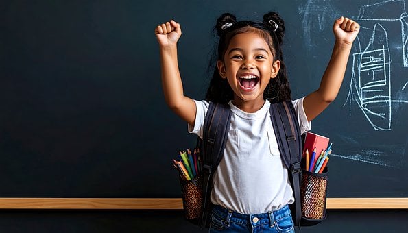 Kind, Schüler, Zurück In Der Schule