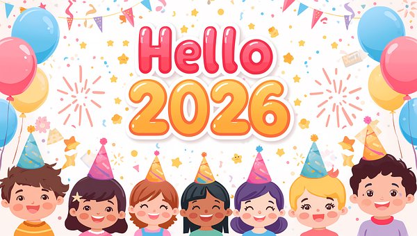 Free New Year 2026 illustration and picture