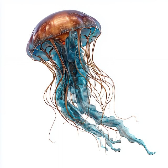 Free jellyfish sea ocean illustration