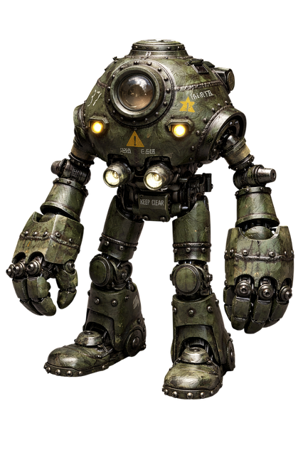 Free ai generated robot mech industrial robot illustration
