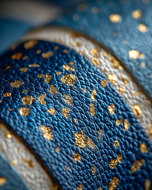 Free leather blue gold illustration