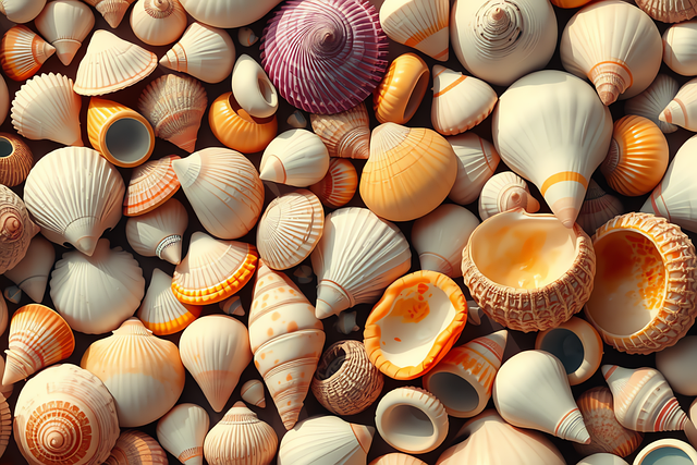 Free shell sea beach illustration