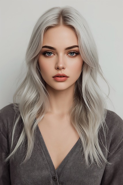 Free Realistic Portrait Long Hair illustration and picture