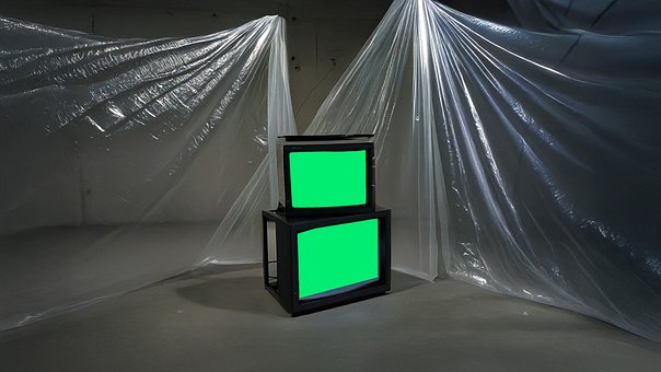 Tv, Greenscreen, Vhs