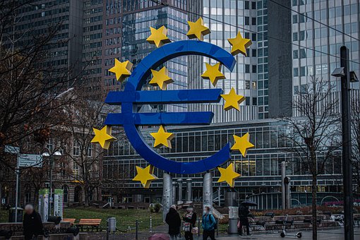 Frankfurt, By, Euro, Penge, Kapital
