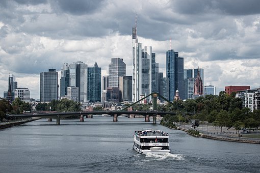 Frankfurt, By, Tyskland, Bygning