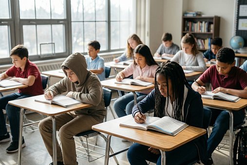 Studenten Studieren, Klassenzimmer