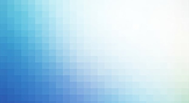 Abstrakt, Gradient, Blau, Weiß, Pixel