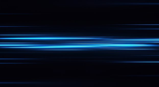 Abstrakt, Blau, Licht, Geschwindigkeit