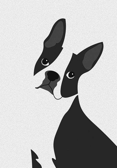 Free dog nature pet illustration