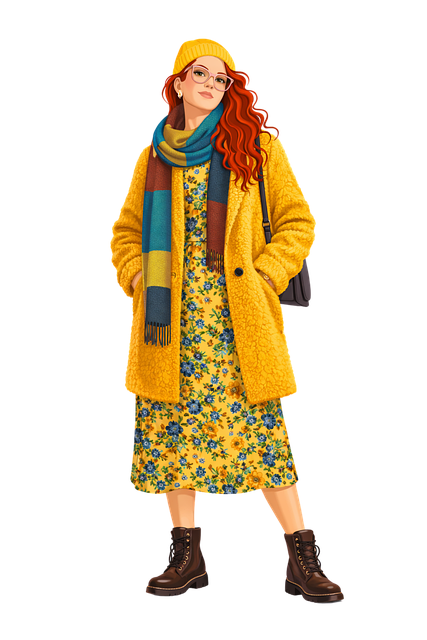 Ilustração De Moda, Moda De Outono