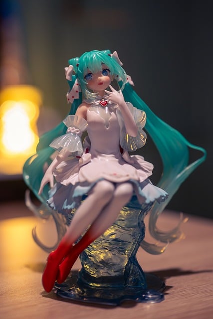 Figurilla, Juguete, Chica, Hatsune-Miku