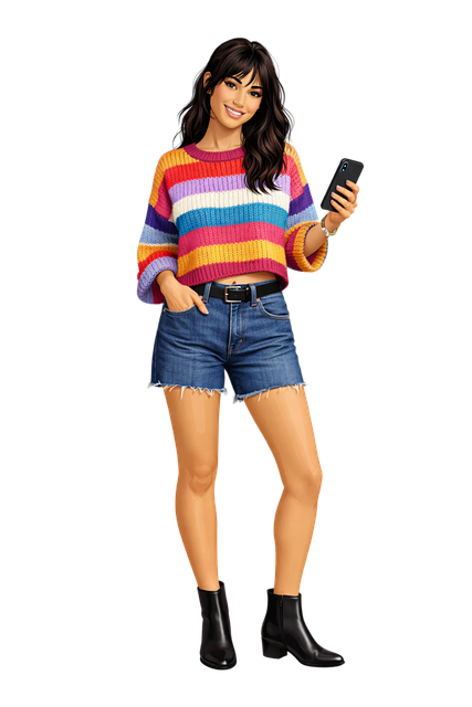 Free woman female fashion illustration vector