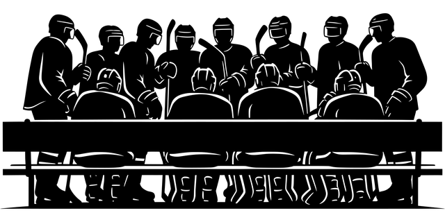Free silhouette people group vector