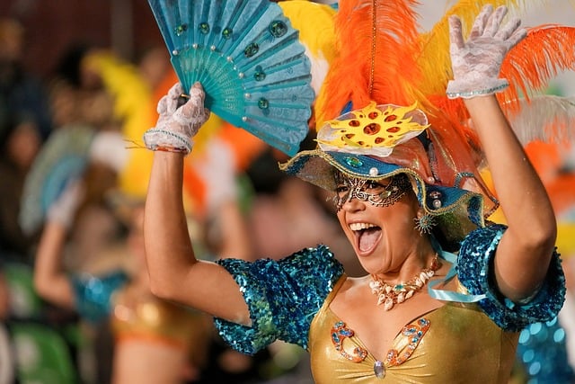 pleasure, expression, to celebrate, costume, woman, carnival, culture, festival, celebration