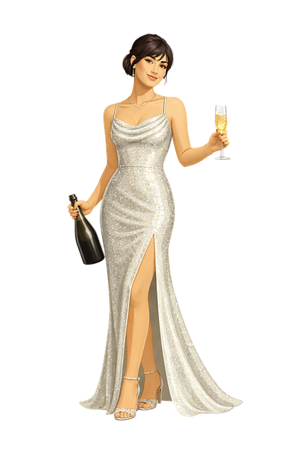 Elegant Kvinde, Champagnefest