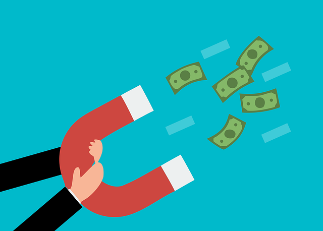Free magnet money attraction vector