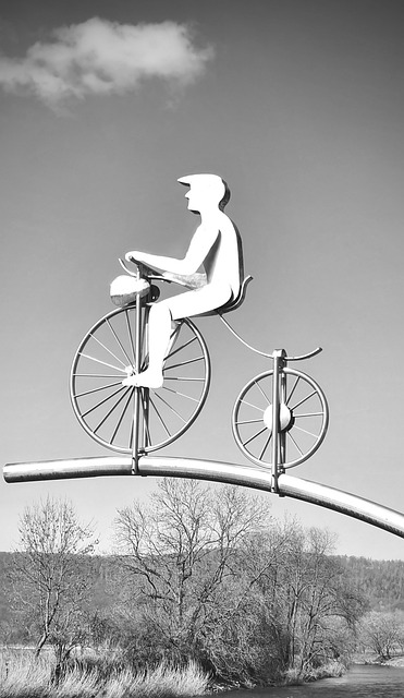 Bicicleta, Ir De Bicicleta, Roda Alta