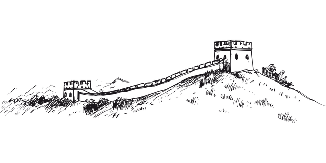 Free huge wall great wall of china china vector