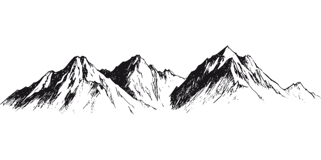 Free Mountains Tops vector and picture