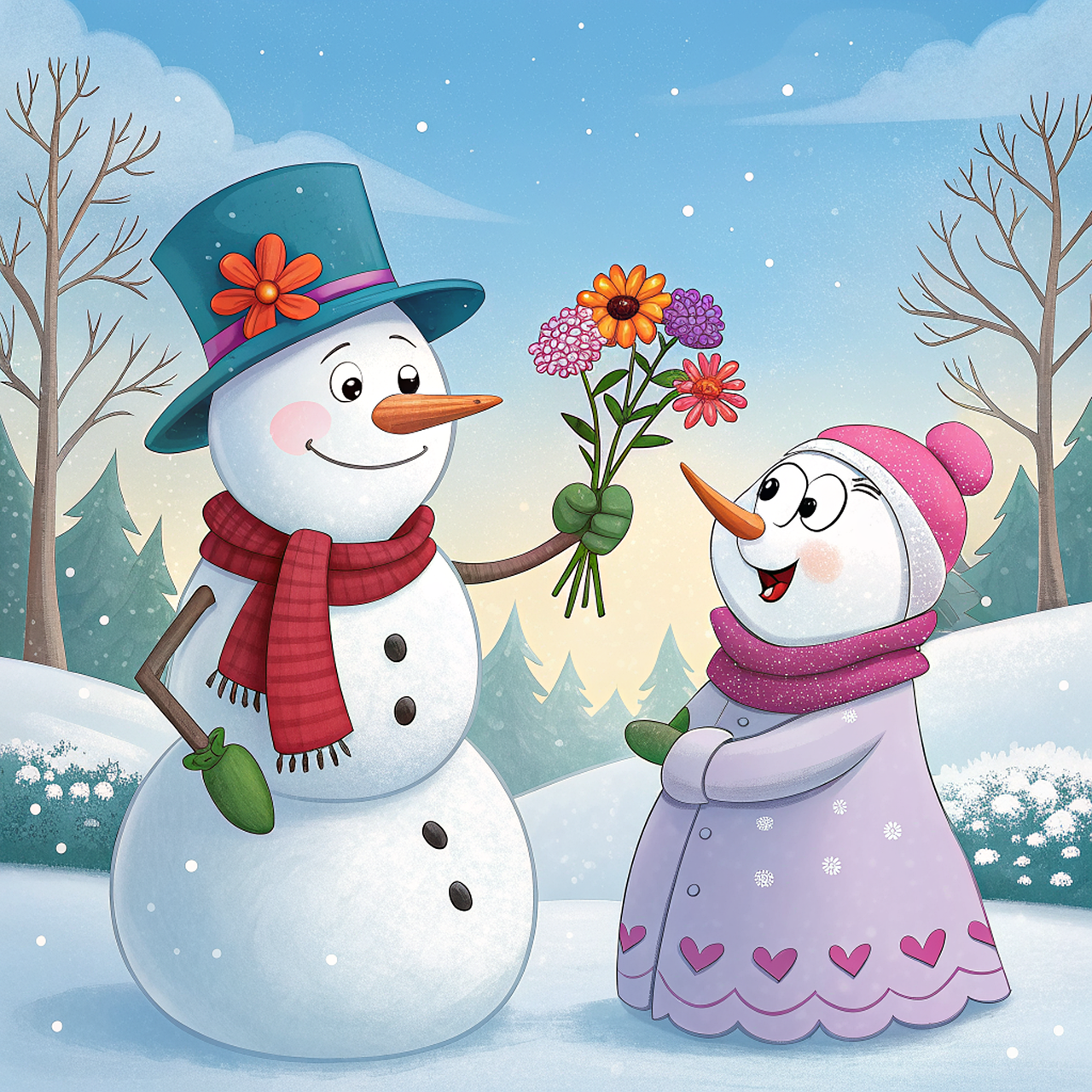 Download Snowman, Winter, Snow. Royalty-Free Stock Illustration Image ...