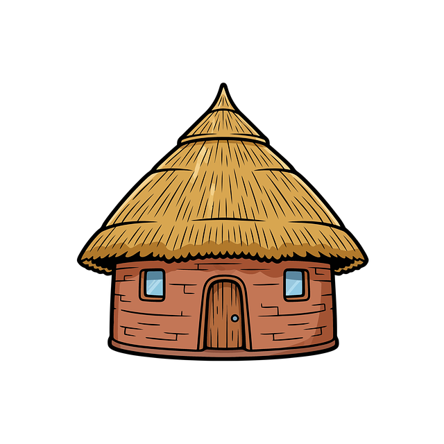 Free house cartoon hut illustration