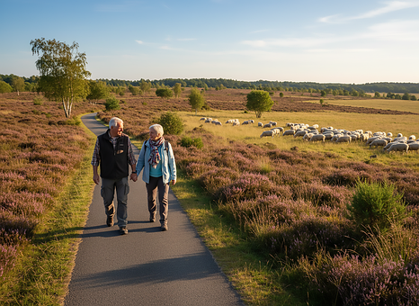 Free Seniors Walking photo and picture