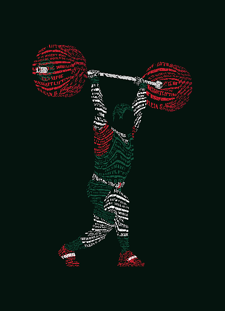 Free Weightlifting Gym illustration and picture