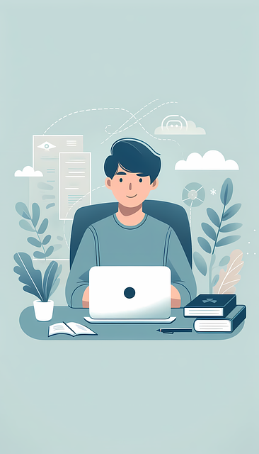 Free online studying illustration flat education illustration student studying illustration illustration