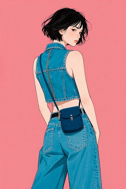 Free girl woman short hair illustration