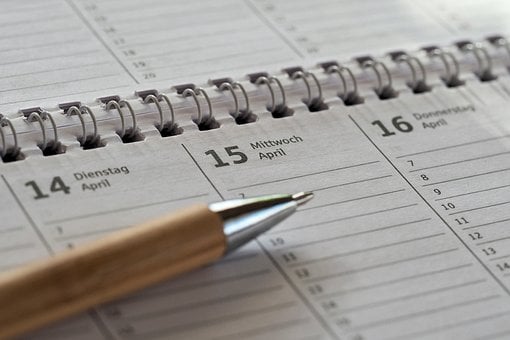 Kalender, Møte, Planlegger, Planlegging
