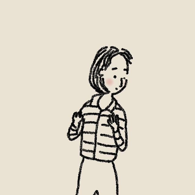 Free choose dilemma glance right and left illustration