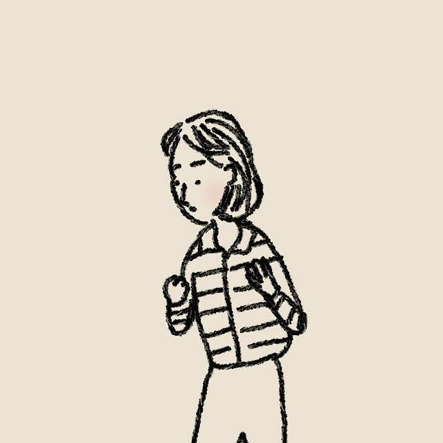 Free choose dilemma glance right and left illustration
