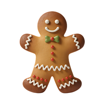 Free Gingerbread Man illustration and picture