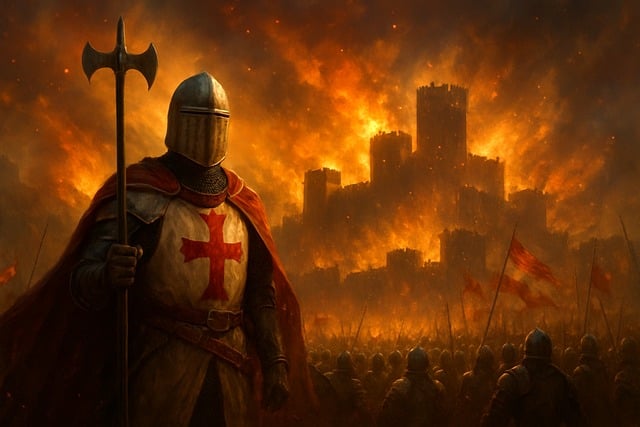 Free knight battle warrior illustration
