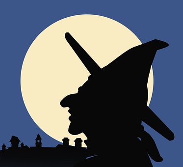Free Witch Silhouette illustration and picture