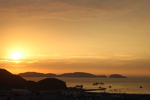 Free Sunset Sea photo and picture