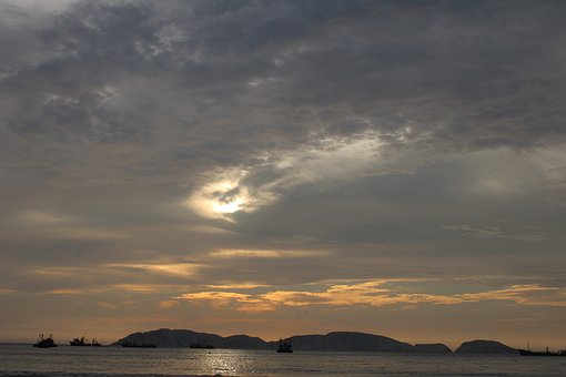 Free Beach Sunset photo and picture