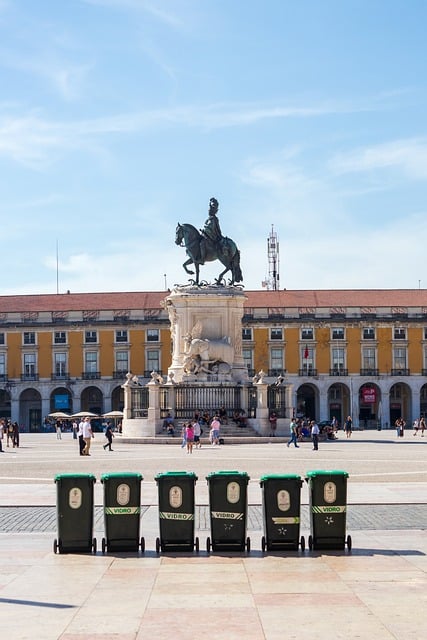 Lissabon, Plads, Arkitektur, Statue