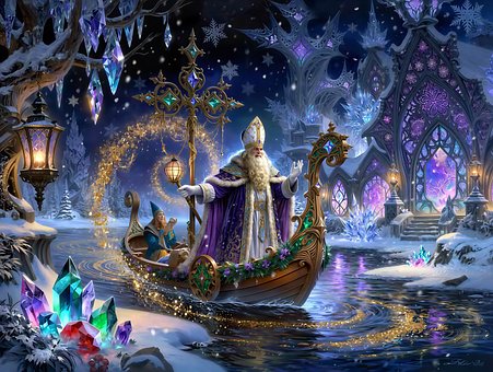Free Saint Nicholas Boat illustration and picture