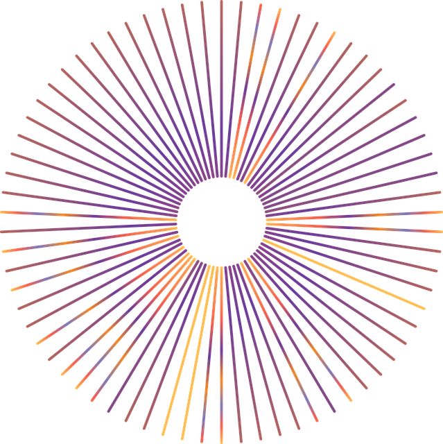 Free circle shape modern illustration