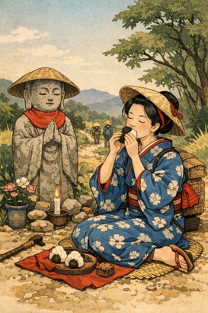 Free Rice Jizo illustration and picture