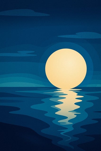 Free moon nature night illustration