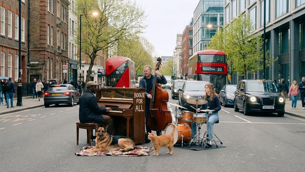 Free Street Musicians photo and picture