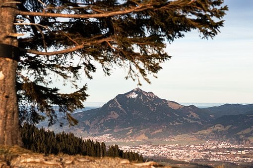 Allgäu, Berge, Natur, Landschaft, Wolken